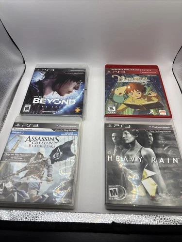 PS3 game lot: AC Black Flag, Heavy Rain and more