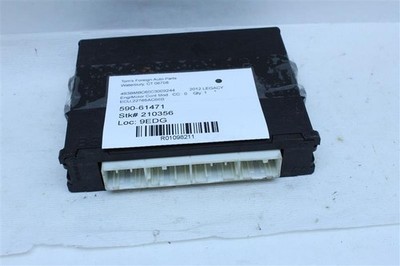 Used Engine Control Module (ECM) fits: 2012 Subaru Legacy Electronic Control Mod