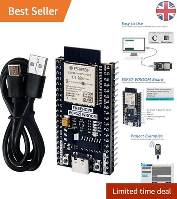 Innovatives Dev Board mit integriertem WiFi, Bluetooth & Schritt-für-Schritt-Codierungsprojekten