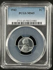 1943  1C  Lincoln Wheat One Cent  PCGS MS65  58321980