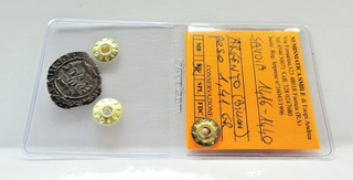 RARE 1/4 SAVOY WHEAT SILVER COIN (AMEDEP VIII) 1416 1440 "BB" 1.41 GR.