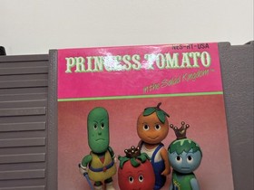 Princess Tomato Nintendo NES +Dustcover Tested Authentic CLEAN