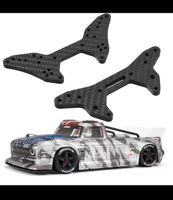Kohlefaser Dämpferbrücken - für Arrma Limitless/Infraction/Felony