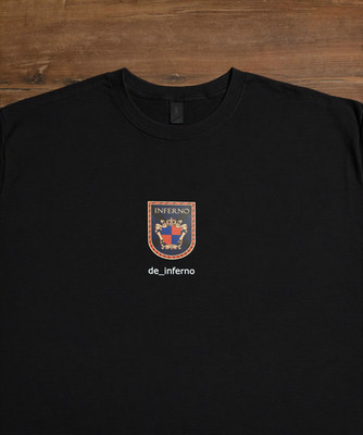 Printed T-Shirt de_inferno | inspired by CS:GO CS2 Counter Strike | Esport