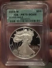 American Silver Eagle 2008 1 Oz .999 Silver Coin PR 70 DCAM