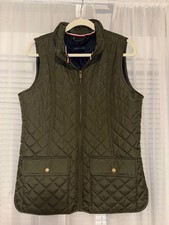 Olive Tommy Hilfiger Quilted Zip Vest