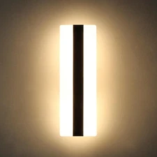 Facon 12V RV Vanity Wall Sconces with Switch, LED Vertical Striped Wall Sconc...