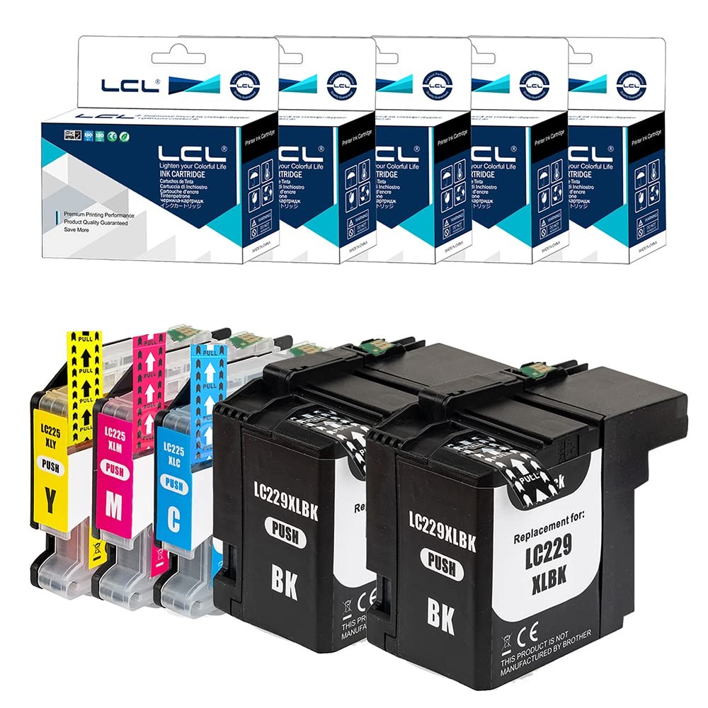 Cartouche LC-229XLBK résout les problèmes de lignes blanches et d'encre sèche