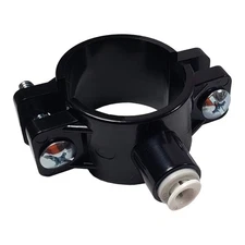 Metpure Water Drain Saddle Valve 3/8" Quick Connect for Under-Sink RO System