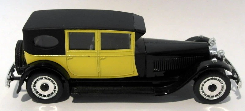 Rio Models 1/43 Scale Diecast 54 - 1927 Bugatti Royale 41 - Black Yellow - Image 3 of 3