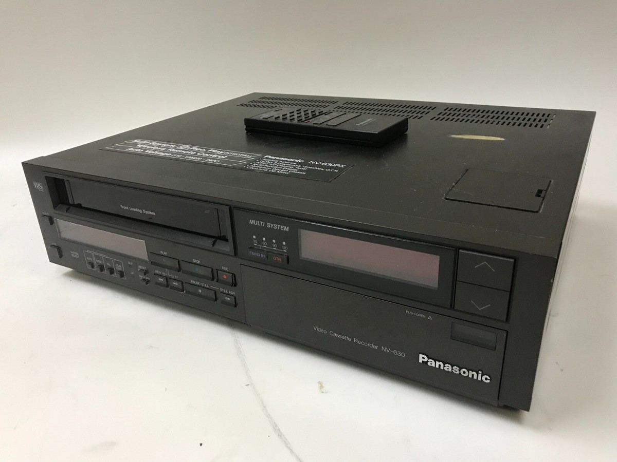 こうぴページSONY、AIWA、Panasonic, VICTOR Panasonic NV-630PX Video Cassette Recorder w/ Remote FOR PARTS