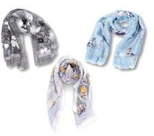 Vera Bradley Scarf 52" x 52" Square Fringed Designer Soft   NWT Mfg $45