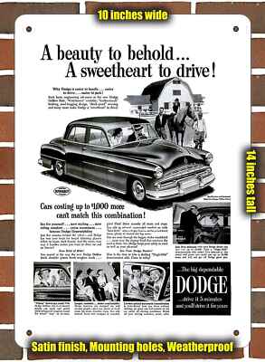 Metal Sign - 1951 Dodge _2- 10x14 inches