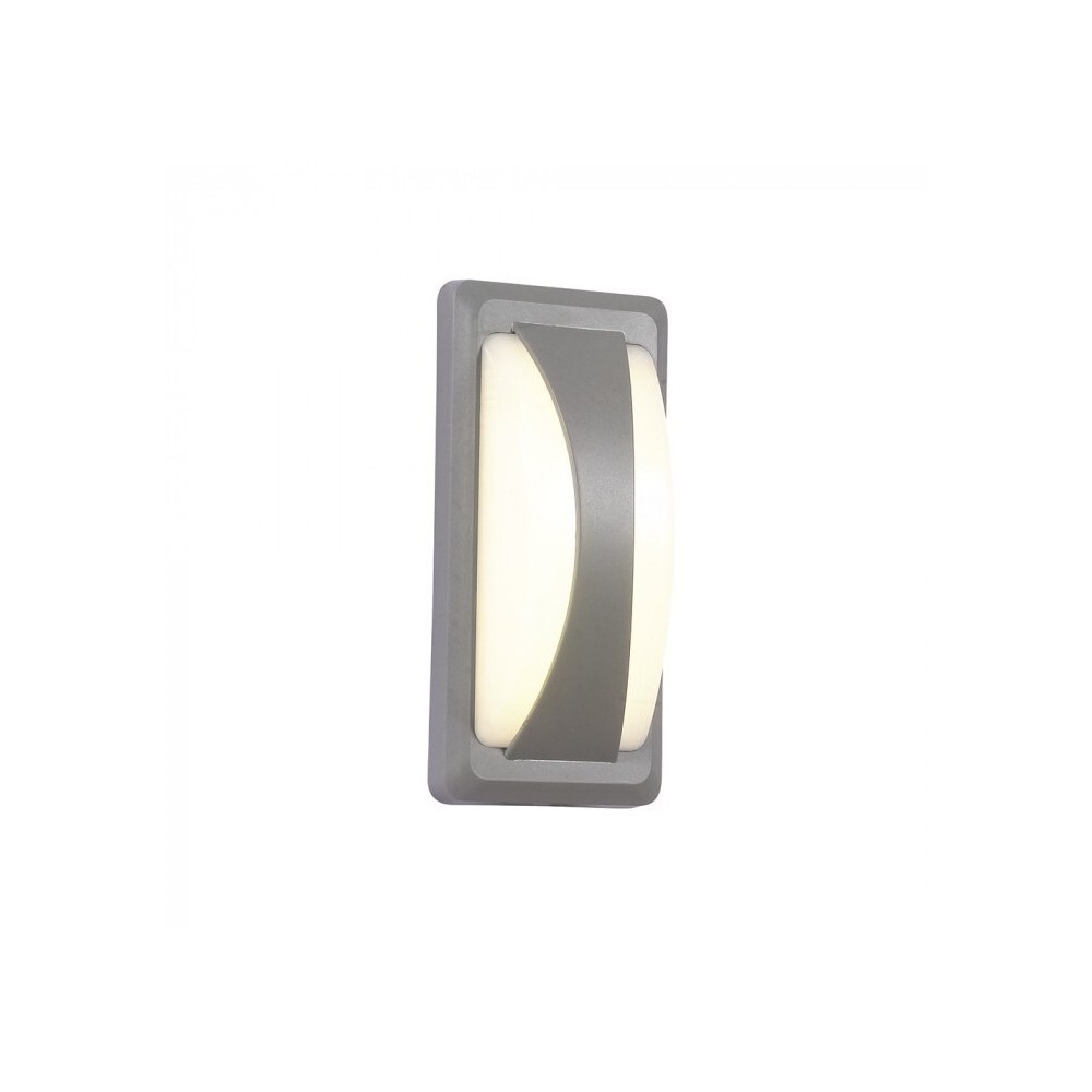 Lampada da muro Led SMD 12W Wall Light IP65 colore grigio V-TAC VT-8058 3000K - 4