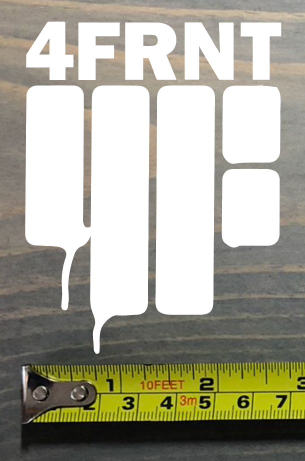 Adesivo Sci 4FRNT Decalcomania Salomon 3 5" Rossi Blizzard Bianco Volkl Liberty