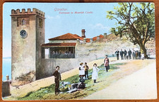 Gibralter, Entrance to Moorish Castle, ca 1910 PC; Strange Scene, Guards, Picnic