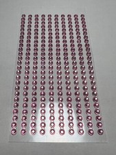 Rhinestone Diamante Stick On Self Adhesive STRIP GEMS 3mm craft Embellishments