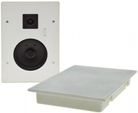 "2-Wege Einbau-Lautsprecher \"CTE-34E\", Eckig, Weiß , 287X197Mm, 120 Watt CT-22171"