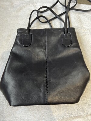 Debenhams Navy Leather Handbag UK