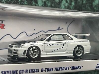 1:64 Inno64 Nissan Skyline R34 GTR Tuned By Mines #19  SEALED RARE