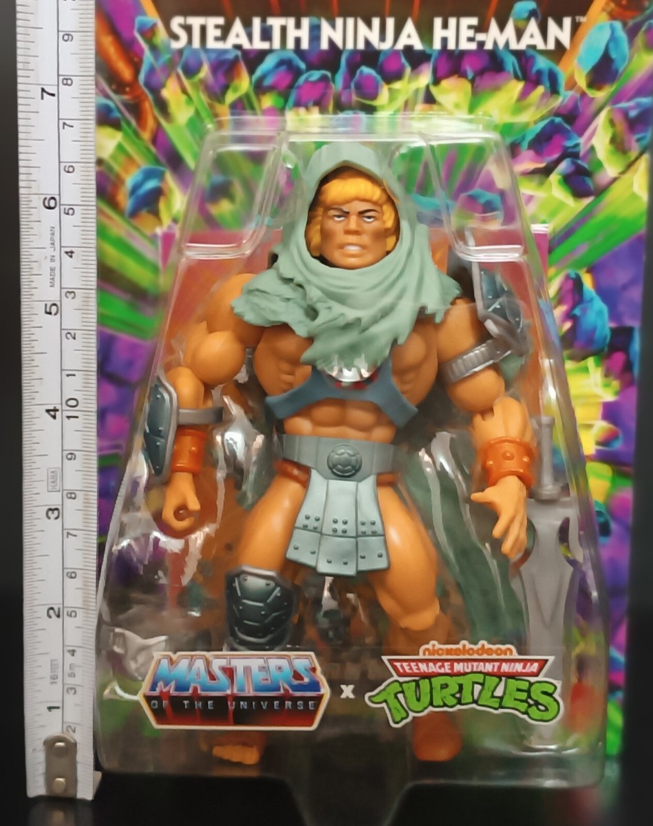 MATTEL MOTU x TMNT TURTLES GRAYSKULL STEALTH NINJA HE-MAN EUROPEAN