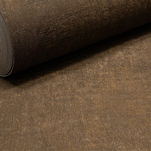 Plain Brown Metallic Wallpaper Shimmer Plaster Effect Living Room Bedroom Vinyl - Picture 9 of 9