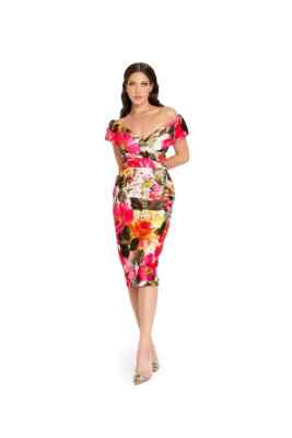 nicole bakti off the shoulder dress Nicole Bakti 7273 Mia Bella The Label