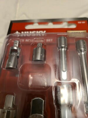 Husky 1/4, 3/8, and 1/2 in. Drive Master Accessory Set (11