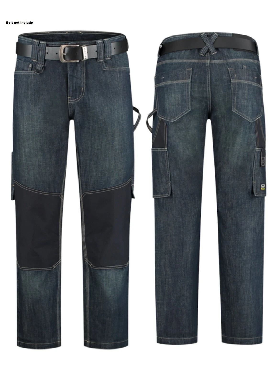 Mens Denim Work Jeans With Knee Pad Pockets Pro Builder Heavy Duty Cargo Trouser
Opens in a new wind