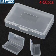 4-50 Clear Cartridge Cases FOR Nintendo Game Boy Advance GBA Games Dust Covers