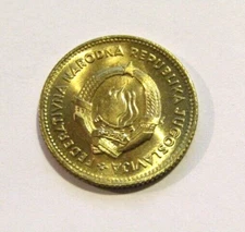 Yugoslavia 1955 10 Dinara unc Coin