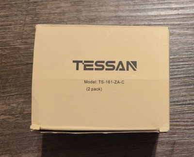 Tessan International Plug Adapter, 2Pack, Type M, White