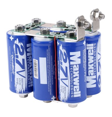 Maxwell Durablue 16V 500F Super Audio Capacitor Battery 6pcs 2.7V 3000Farads