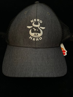 New-Nerd Herd Trucker Hat—Dark Grey 
