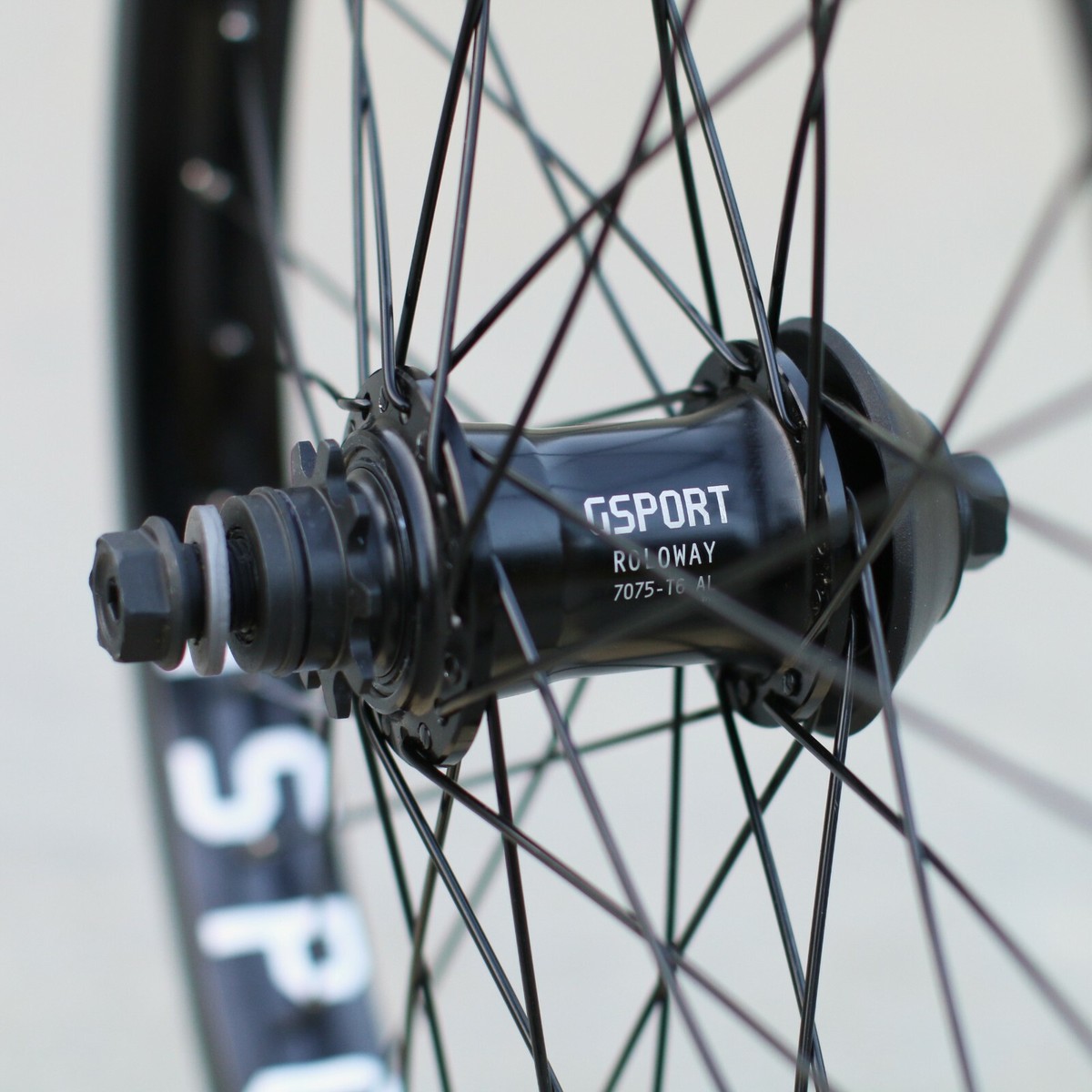 GSPORT BMX BIKE ROLOWAY FRONT OR CASSETTE BICYCLE WHEEL BLACK | eBay