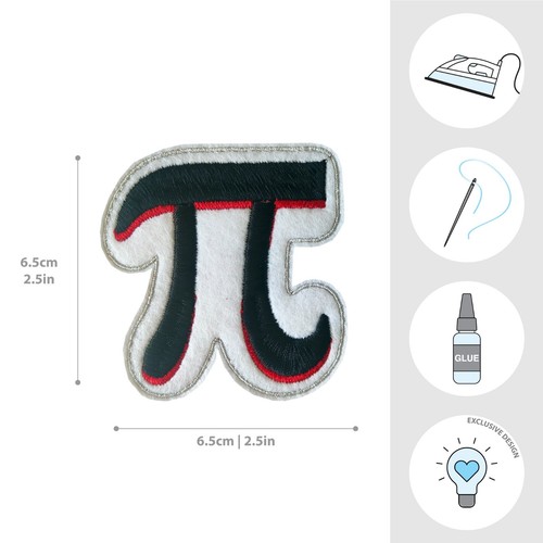 PI Patch Mats Embroidered Iron-On 2.5" - Picture 13 of 13