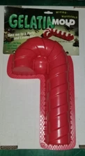 VINTAGE Ensar Jello Cake Gelatin Plastic Mold Christmas Holiday Candy Cane