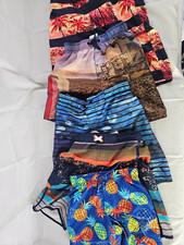 SWIMSUITs BOY Sz M Lot 5 Board Shorts by Jachs, Old Navy, Wonder Nation