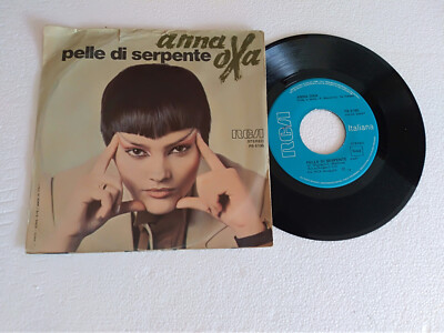  ANNA OXA '' SCHLANGENLEDER '' 45 UMDREHUNGEN 1978 RCA HÜLLE WIE ABGEBILDET