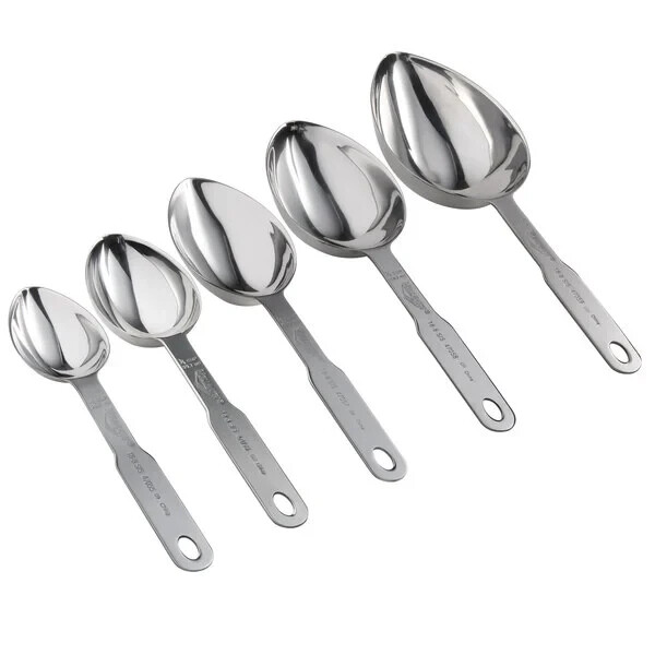 Vollrath Stainless Steel Oval Measuring Scoop Set (choose size / set below)