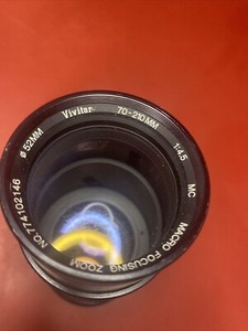 VIVITAR 70 - 150mm 14.5 MACRO FOCUSING ZOOM 52