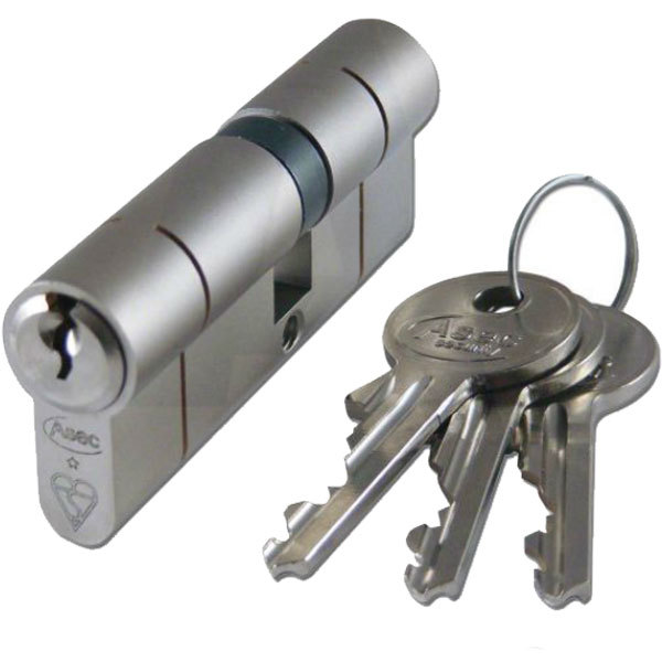 Asec Kite Anti-Snap Euro Cylinder 45-55 NI (AS10152)