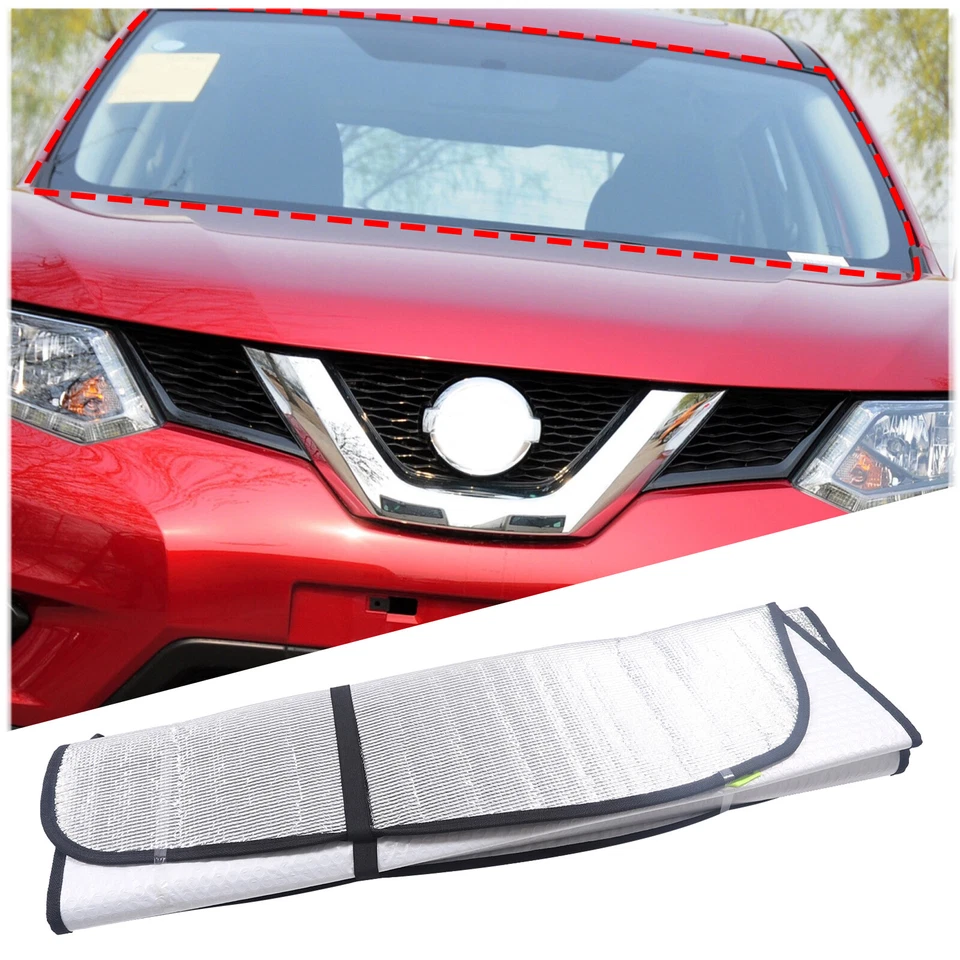 Windshield Sunshade Sun Protection Sun Visor For Nissan X-Trail 2014-2023 - Image 2 of 4