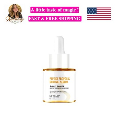 Lightweight Hydrating Essence Serum - Peptide and Propolis for Sensitive Skin
