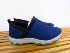 Easy Spirit Womens Slip On Mule Sneakers Size 6.5 M Blue Quilted NWOB