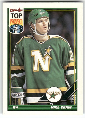 1991 O-Pee-Chee Mike Craig #187 card