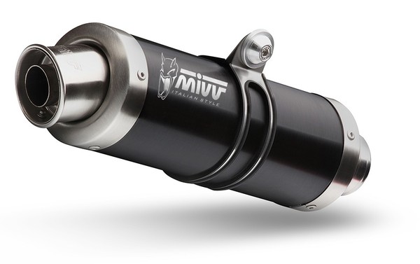 Auspuff Endtopf Mivv GP Schwarz FÜR Suzuki GSX-R 1000 2003 2004-image