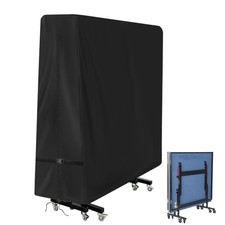 Ping Pong Table Cover, Outdoor & Indoor Waterproof Tennis Table Cover for Fol...