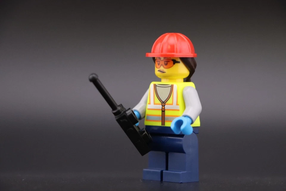 LEGO® City Passenger Airplane Ground Crew Minifig Lot X3 cty1677 cty1673 cty1674 - Image 2 of 4