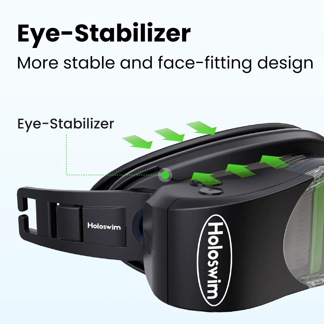 Holoswim 2 Go Smart Swim Goggles Anti-fog Swimming AR Goggles Real-time Display